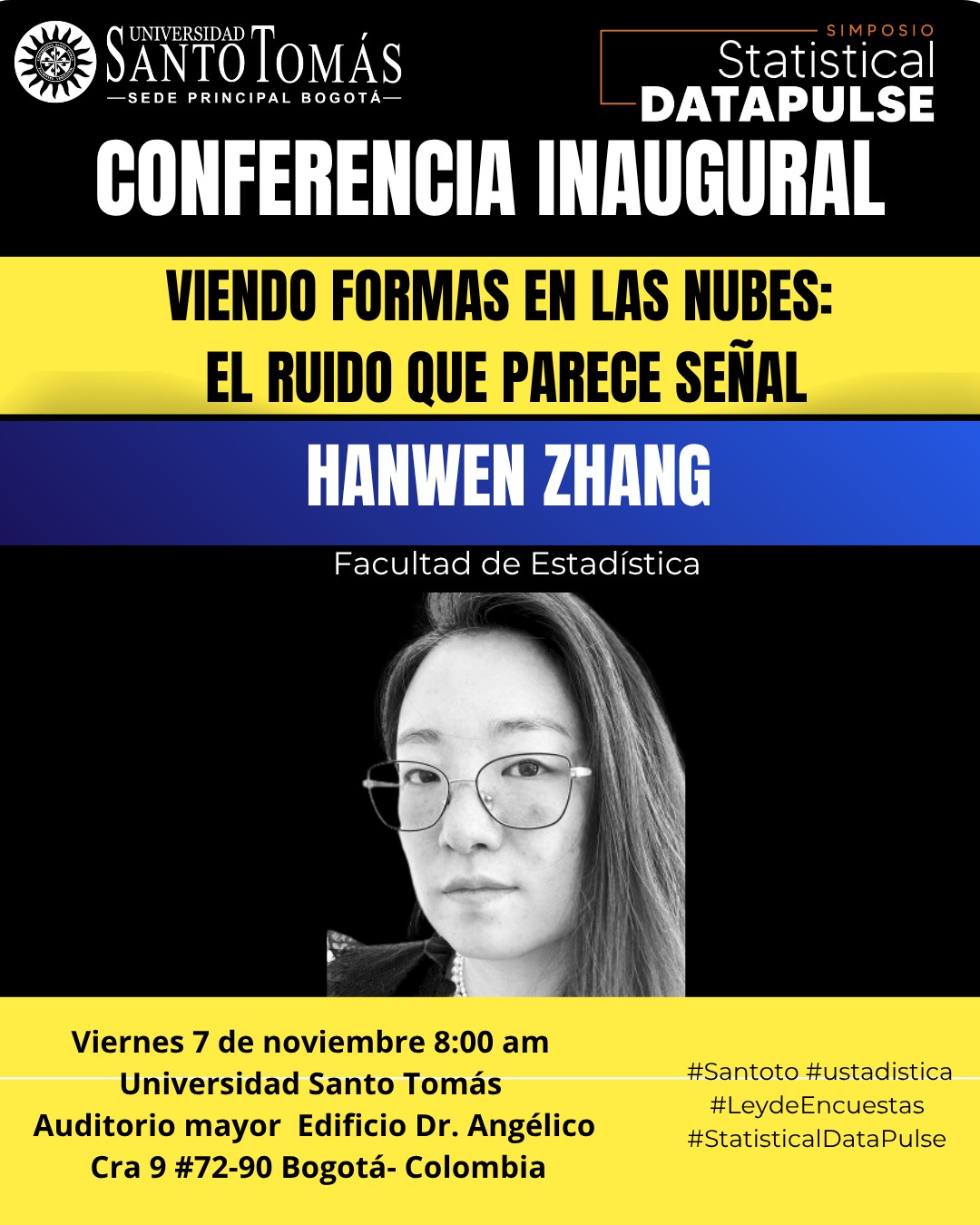 Poster Conferencia Inaugural - Viendo formas en las nubes